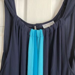NWT Women’s 2X maxi dress, navy blue by Catherine’s
